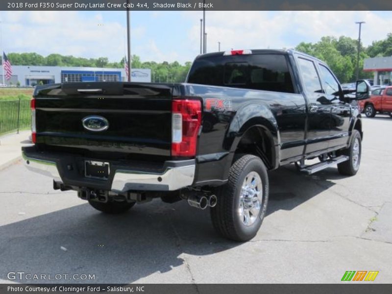 Shadow Black / Black 2018 Ford F350 Super Duty Lariat Crew Cab 4x4