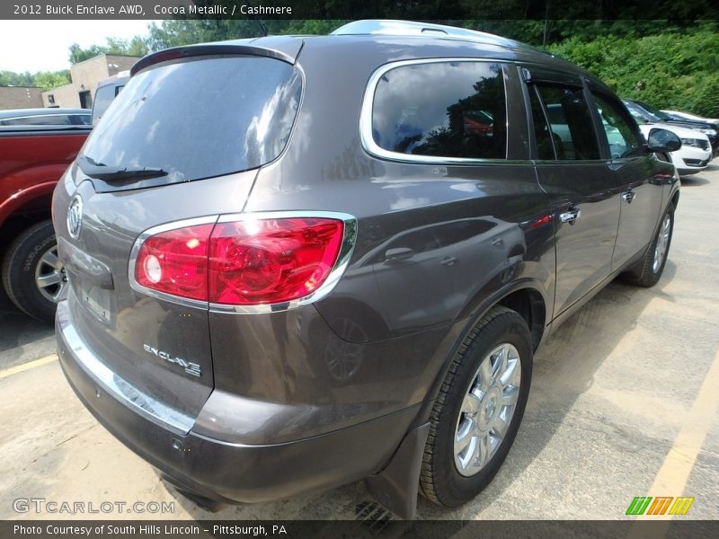 Cocoa Metallic / Cashmere 2012 Buick Enclave AWD