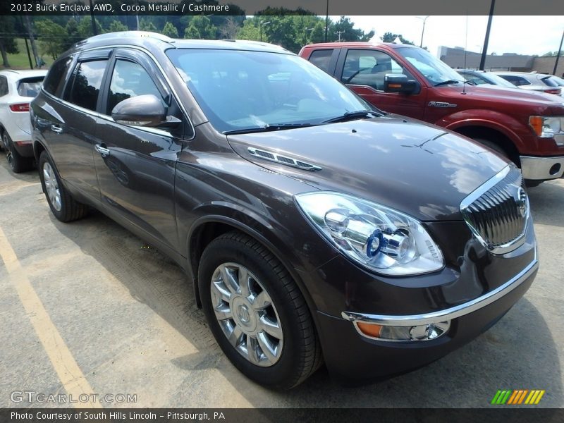 Cocoa Metallic / Cashmere 2012 Buick Enclave AWD