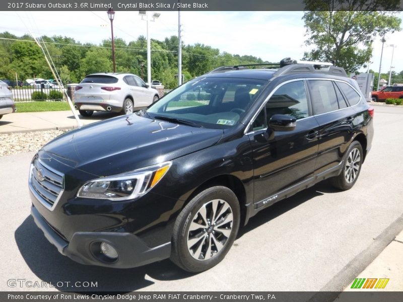 Crystal Black Silica / Slate Black 2017 Subaru Outback 3.6R Limited