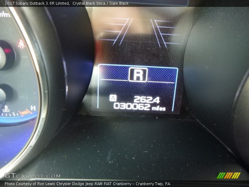Crystal Black Silica / Slate Black 2017 Subaru Outback 3.6R Limited