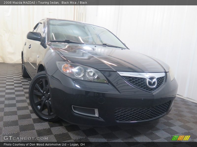 Black Mica / Black 2008 Mazda MAZDA3 i Touring Sedan