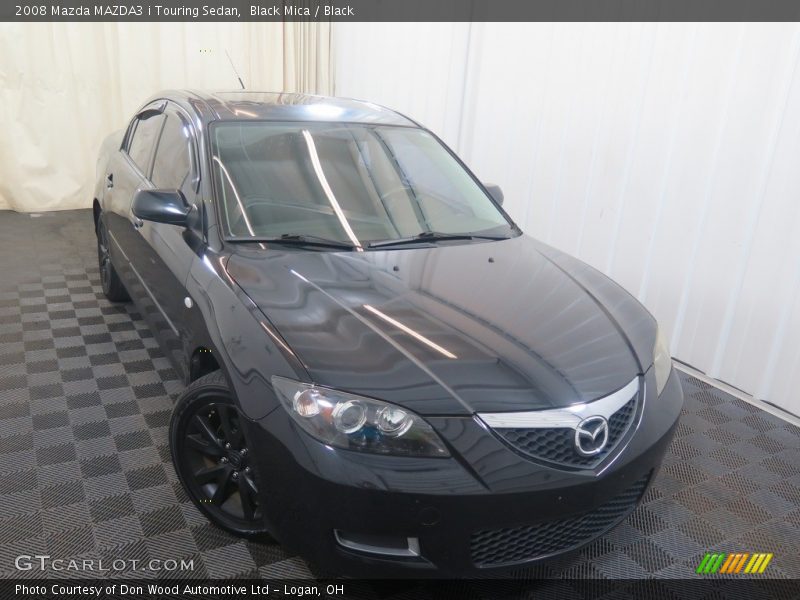 Black Mica / Black 2008 Mazda MAZDA3 i Touring Sedan