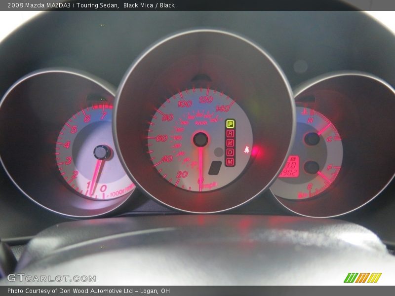 Black Mica / Black 2008 Mazda MAZDA3 i Touring Sedan
