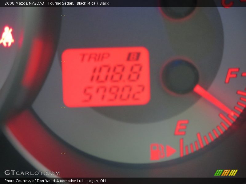 Black Mica / Black 2008 Mazda MAZDA3 i Touring Sedan