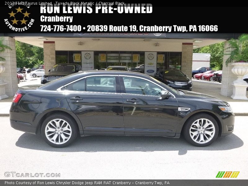 Tuxedo Black Metallic / Charcoal Black 2013 Ford Taurus Limited