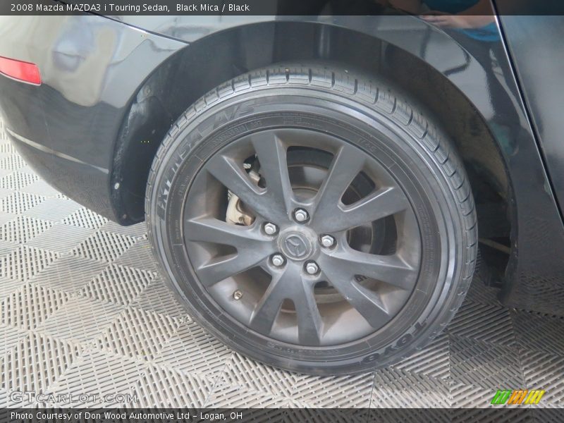 Black Mica / Black 2008 Mazda MAZDA3 i Touring Sedan