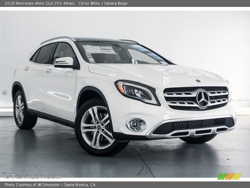 Cirrus White / Sahara Beige 2018 Mercedes-Benz GLA 250 4Matic