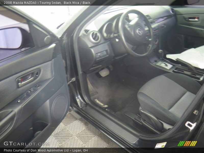Black Mica / Black 2008 Mazda MAZDA3 i Touring Sedan