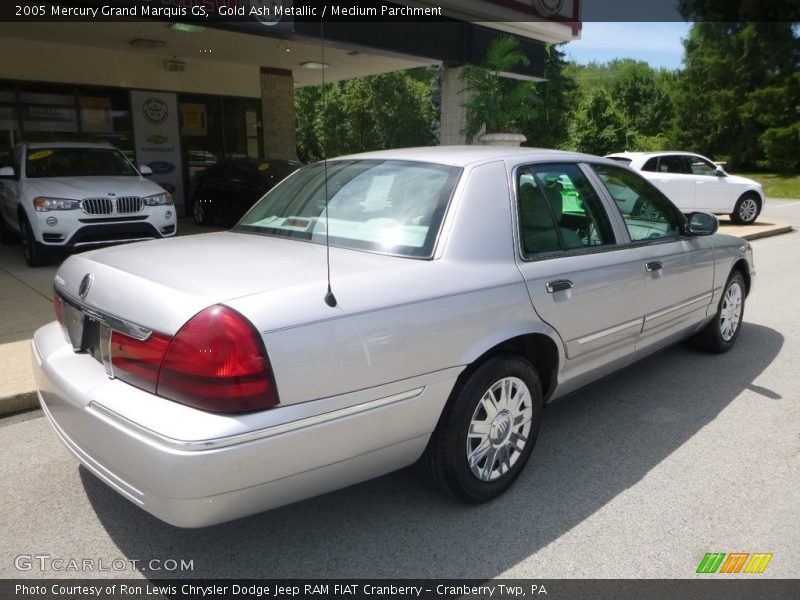 Gold Ash Metallic / Medium Parchment 2005 Mercury Grand Marquis GS