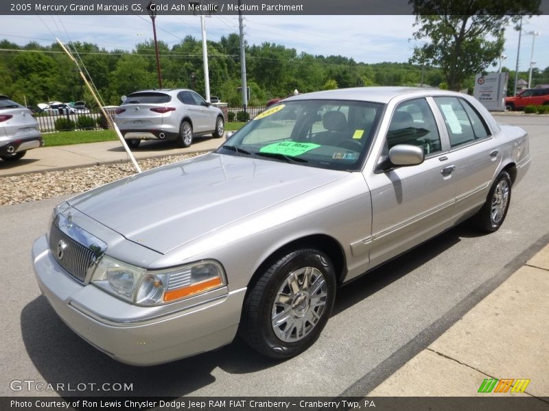 Gold Ash Metallic / Medium Parchment 2005 Mercury Grand Marquis GS