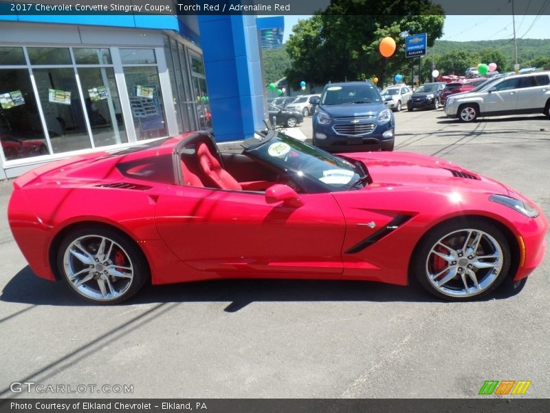 Torch Red / Adrenaline Red 2017 Chevrolet Corvette Stingray Coupe