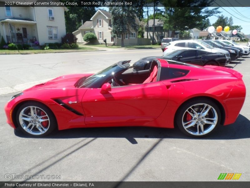 Torch Red / Adrenaline Red 2017 Chevrolet Corvette Stingray Coupe