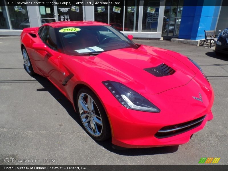 Torch Red / Adrenaline Red 2017 Chevrolet Corvette Stingray Coupe