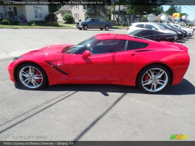 Torch Red / Adrenaline Red 2017 Chevrolet Corvette Stingray Coupe