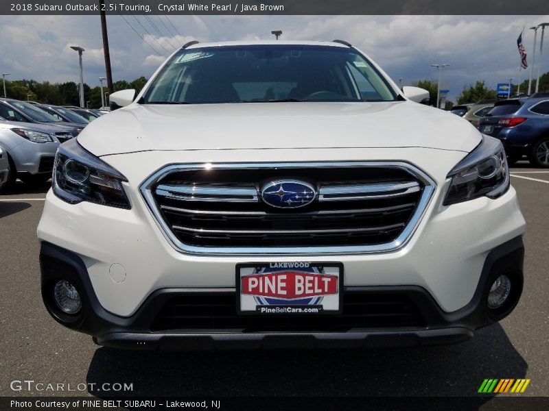 Crystal White Pearl / Java Brown 2018 Subaru Outback 2.5i Touring