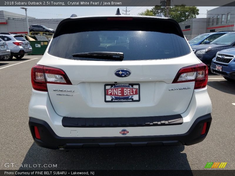 Crystal White Pearl / Java Brown 2018 Subaru Outback 2.5i Touring