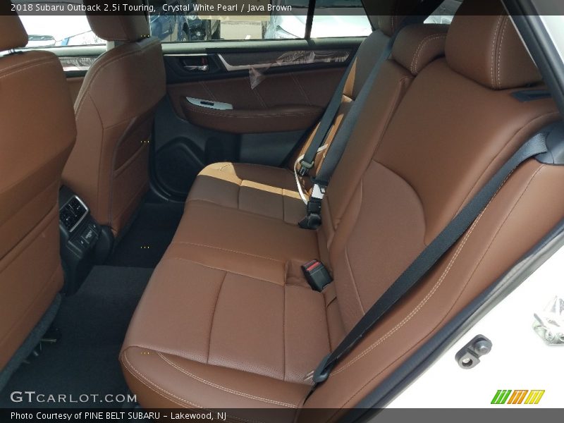 Rear Seat of 2018 Outback 2.5i Touring