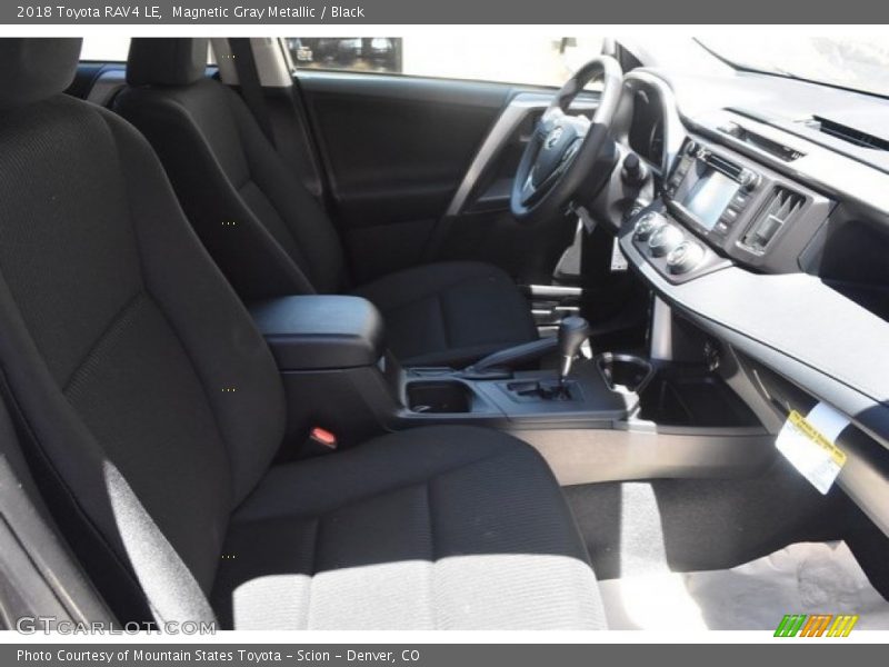 Magnetic Gray Metallic / Black 2018 Toyota RAV4 LE