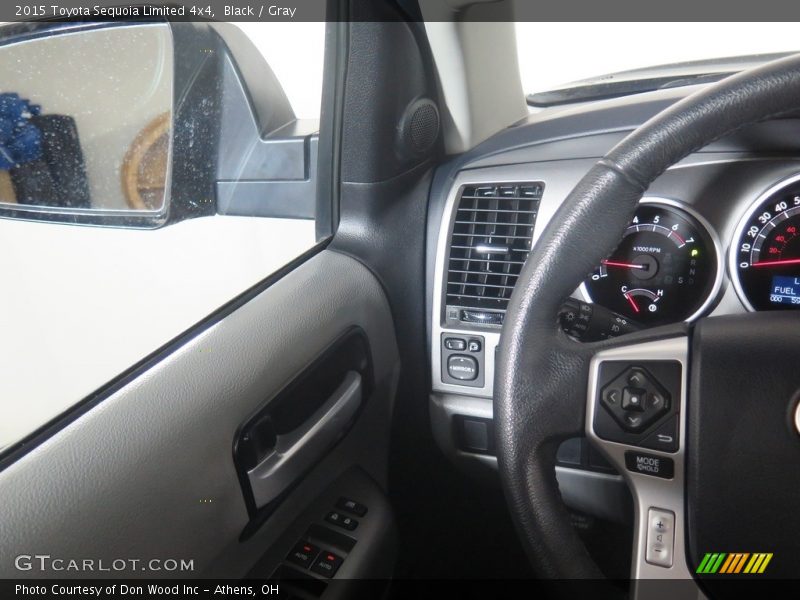 Black / Gray 2015 Toyota Sequoia Limited 4x4