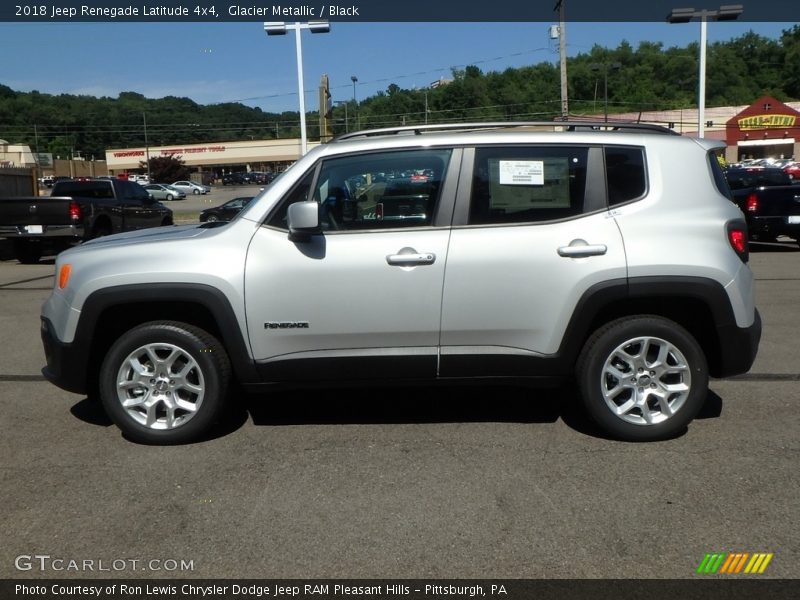 Glacier Metallic / Black 2018 Jeep Renegade Latitude 4x4