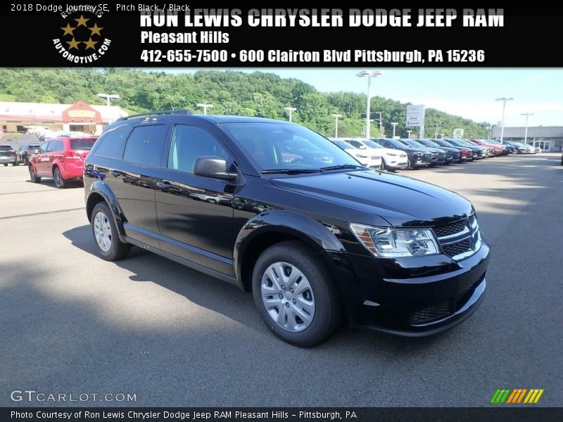 Pitch Black / Black 2018 Dodge Journey SE
