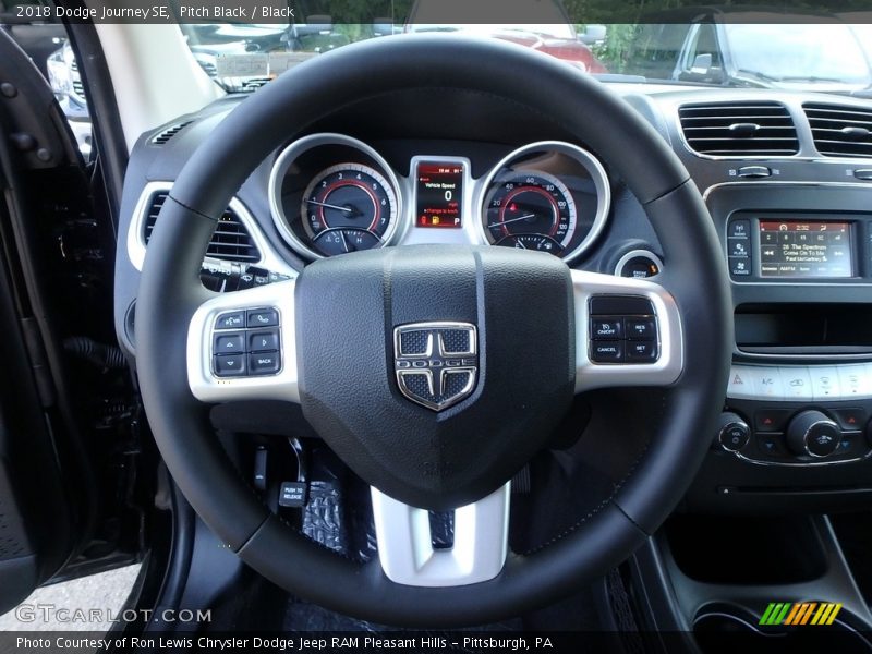 Pitch Black / Black 2018 Dodge Journey SE