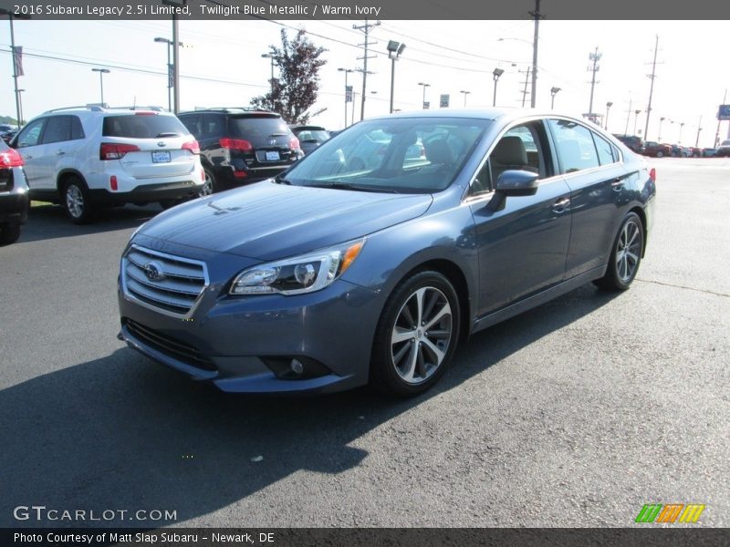 Twilight Blue Metallic / Warm Ivory 2016 Subaru Legacy 2.5i Limited