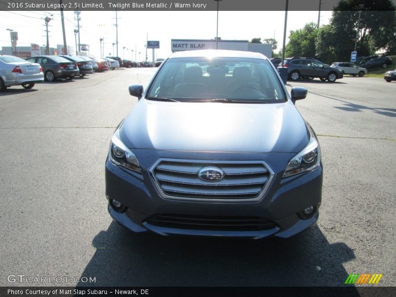 Twilight Blue Metallic / Warm Ivory 2016 Subaru Legacy 2.5i Limited