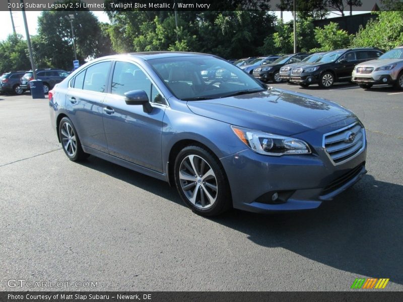 Twilight Blue Metallic / Warm Ivory 2016 Subaru Legacy 2.5i Limited