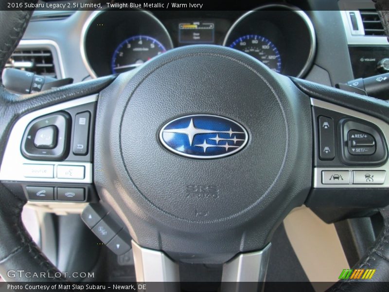 Twilight Blue Metallic / Warm Ivory 2016 Subaru Legacy 2.5i Limited