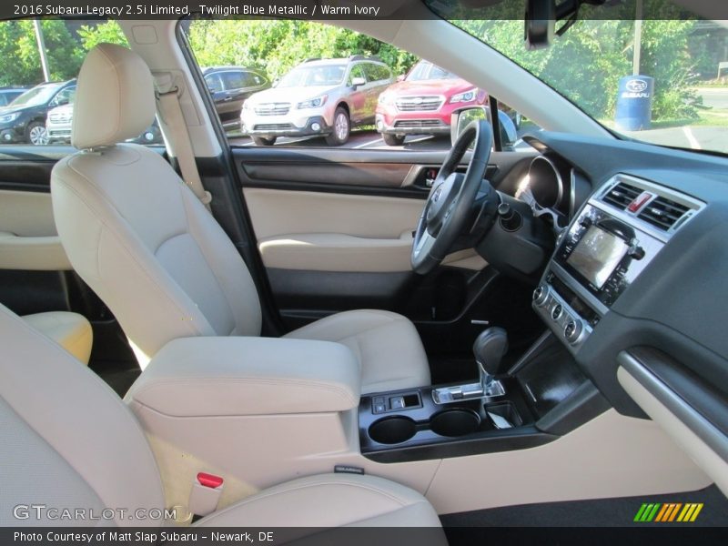 Twilight Blue Metallic / Warm Ivory 2016 Subaru Legacy 2.5i Limited