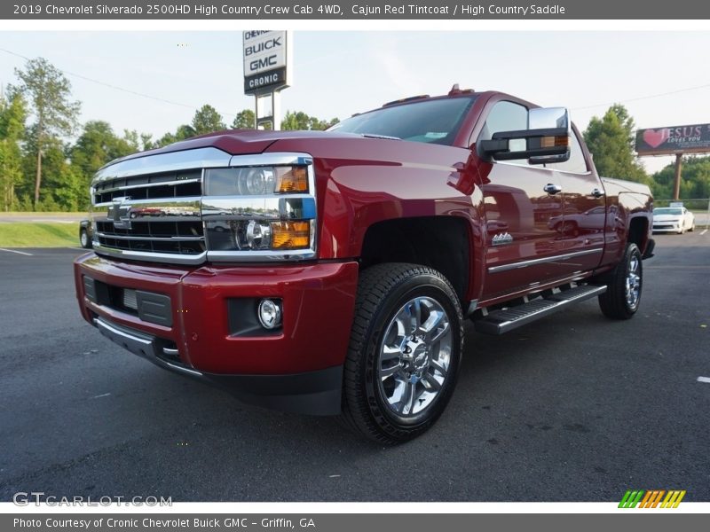 Cajun Red Tintcoat / High Country Saddle 2019 Chevrolet Silverado 2500HD High Country Crew Cab 4WD