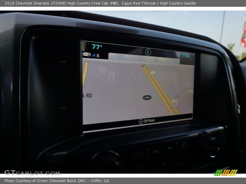Navigation of 2019 Silverado 2500HD High Country Crew Cab 4WD