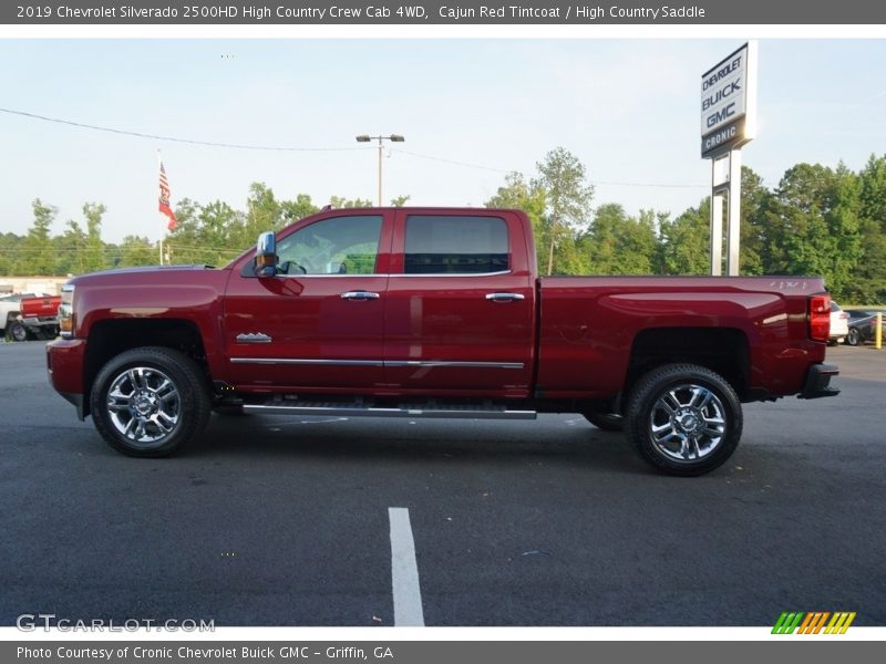 Cajun Red Tintcoat / High Country Saddle 2019 Chevrolet Silverado 2500HD High Country Crew Cab 4WD