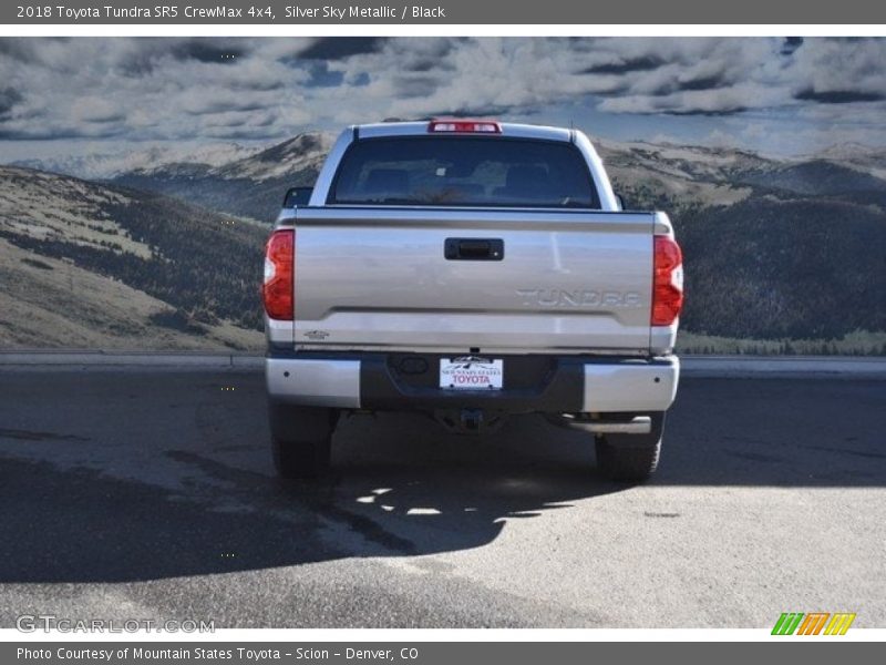 Silver Sky Metallic / Black 2018 Toyota Tundra SR5 CrewMax 4x4