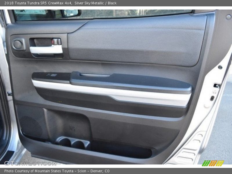 Silver Sky Metallic / Black 2018 Toyota Tundra SR5 CrewMax 4x4
