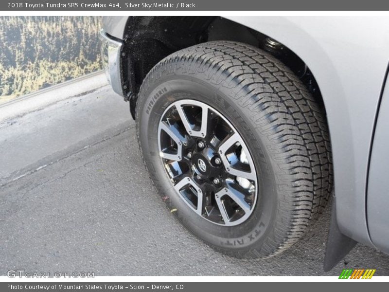 Silver Sky Metallic / Black 2018 Toyota Tundra SR5 CrewMax 4x4