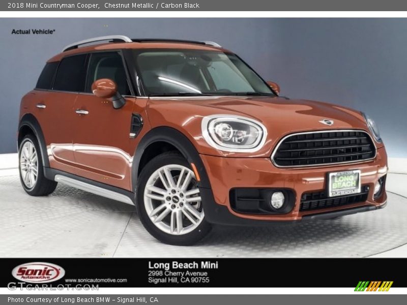 Chestnut Metallic / Carbon Black 2018 Mini Countryman Cooper