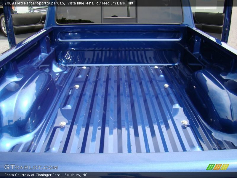 Vista Blue Metallic / Medium Dark Flint 2009 Ford Ranger Sport SuperCab