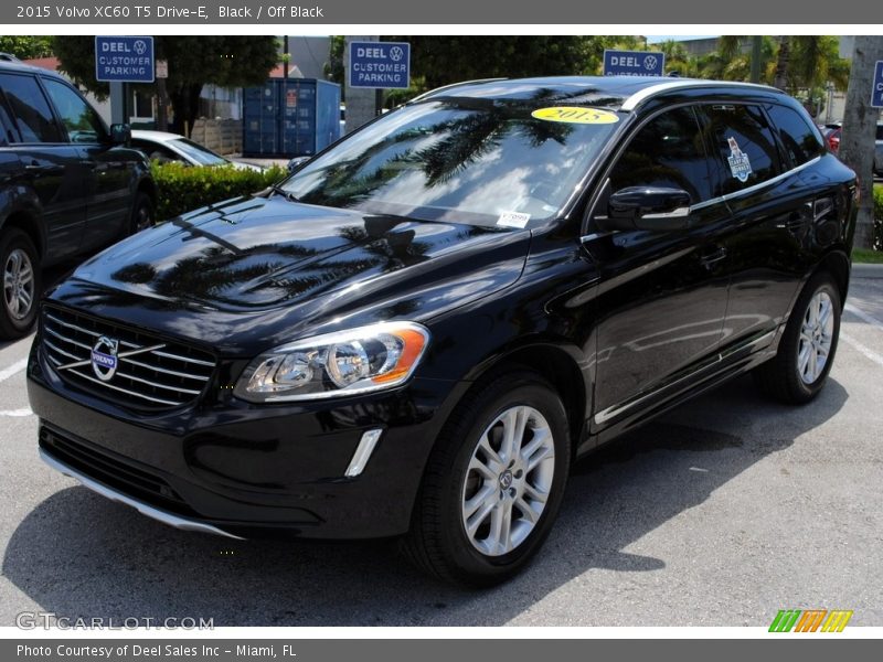 Black / Off Black 2015 Volvo XC60 T5 Drive-E