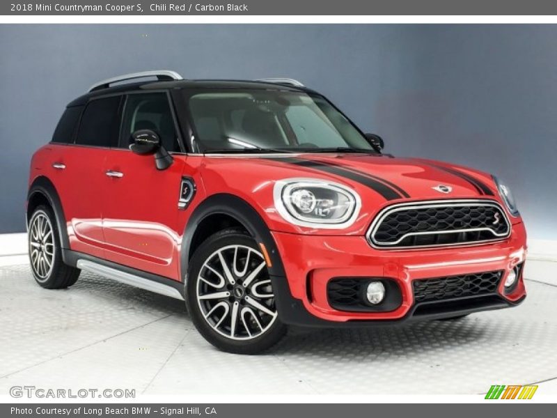 Chili Red / Carbon Black 2018 Mini Countryman Cooper S