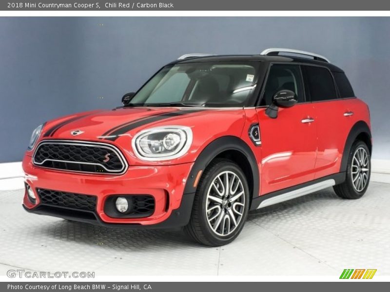 Chili Red / Carbon Black 2018 Mini Countryman Cooper S