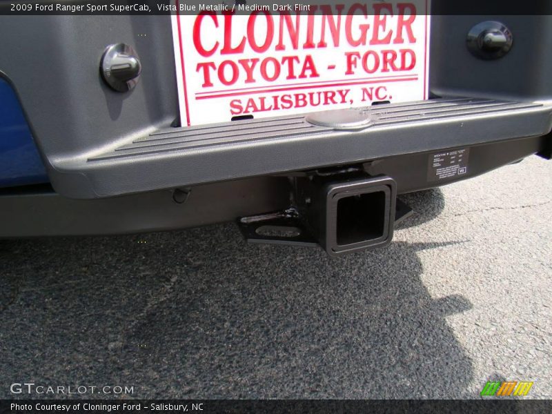 Vista Blue Metallic / Medium Dark Flint 2009 Ford Ranger Sport SuperCab
