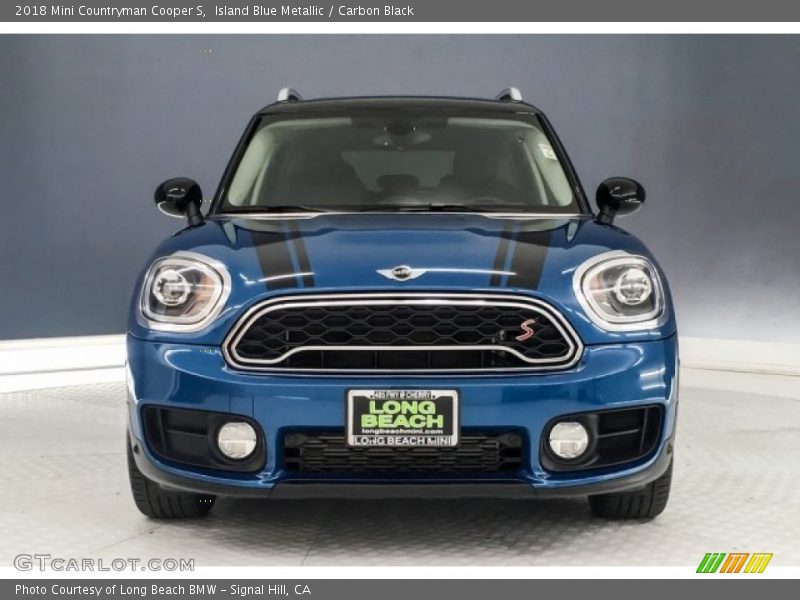 Island Blue Metallic / Carbon Black 2018 Mini Countryman Cooper S