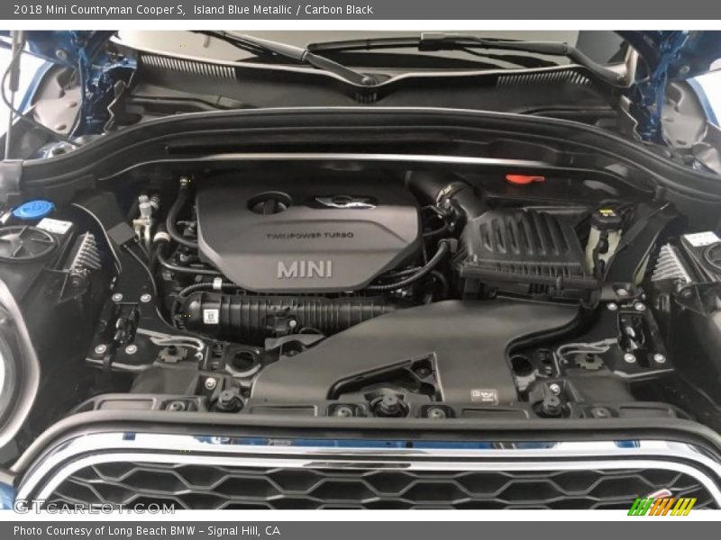 Island Blue Metallic / Carbon Black 2018 Mini Countryman Cooper S