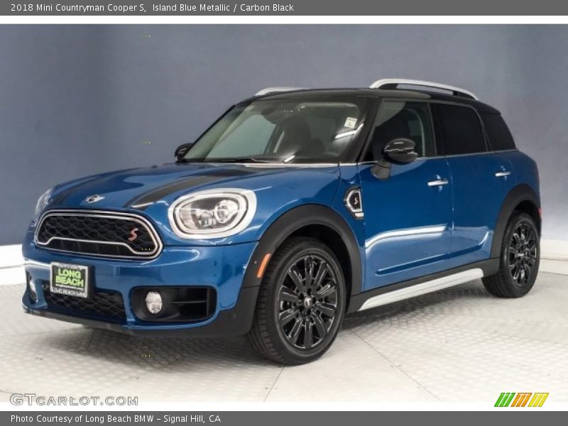 Island Blue Metallic / Carbon Black 2018 Mini Countryman Cooper S