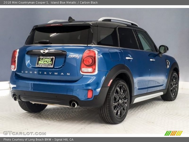 Island Blue Metallic / Carbon Black 2018 Mini Countryman Cooper S