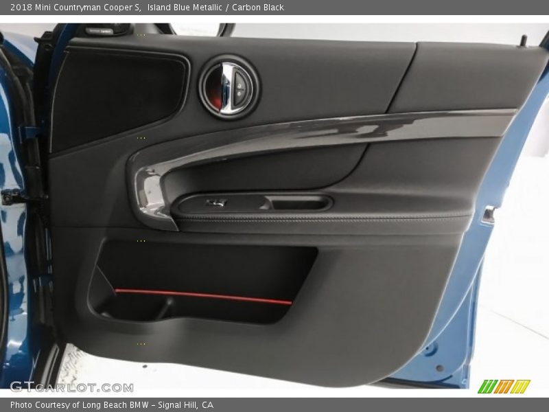 Island Blue Metallic / Carbon Black 2018 Mini Countryman Cooper S
