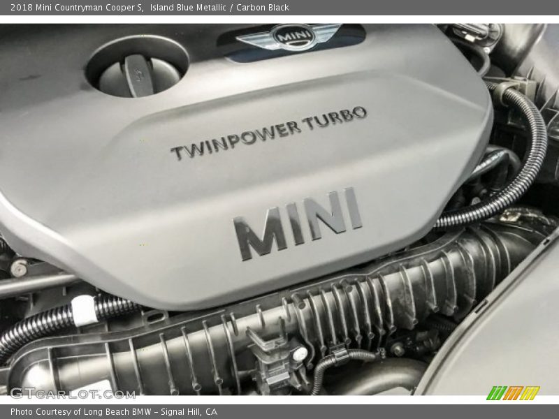 Island Blue Metallic / Carbon Black 2018 Mini Countryman Cooper S